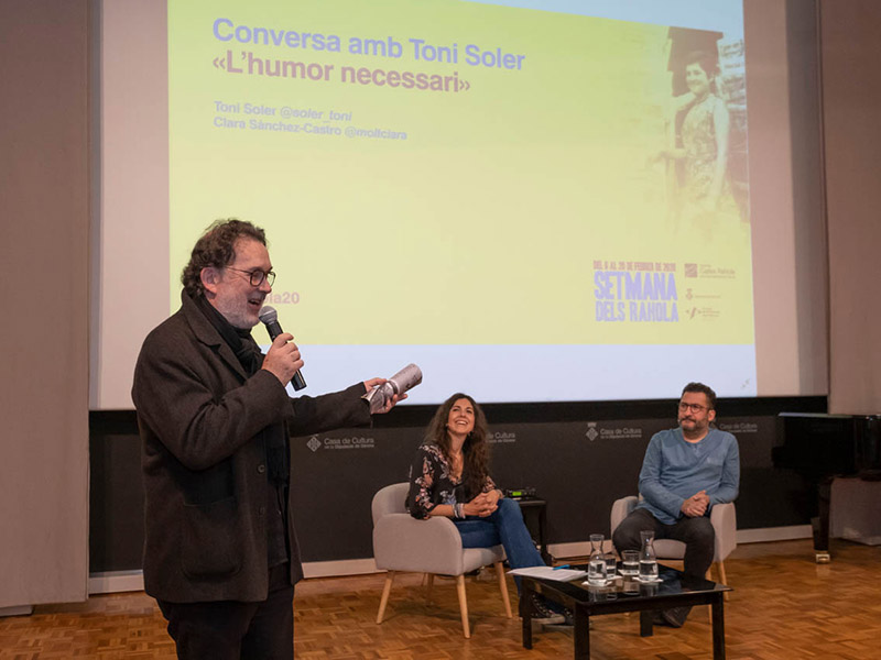 «L’humor necessari» conversa amb Toni Soler a la setmana dels Rahola