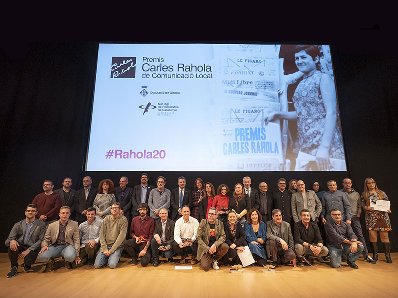 Guanyadors dels XI Premis Carles Rahola de Comunicació Local