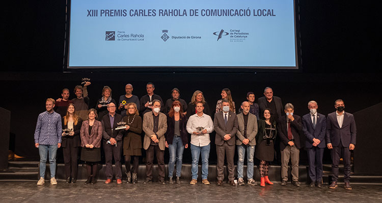 Lliurats els guardons dels XIII Premis Carles Rahola de Comunicació Local 